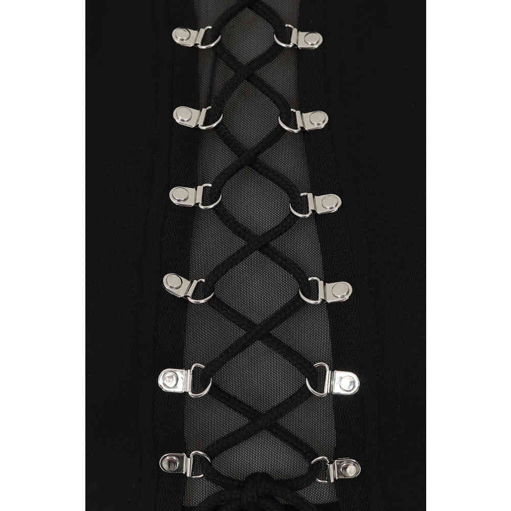 Banned - Isolde Crop top - Noir